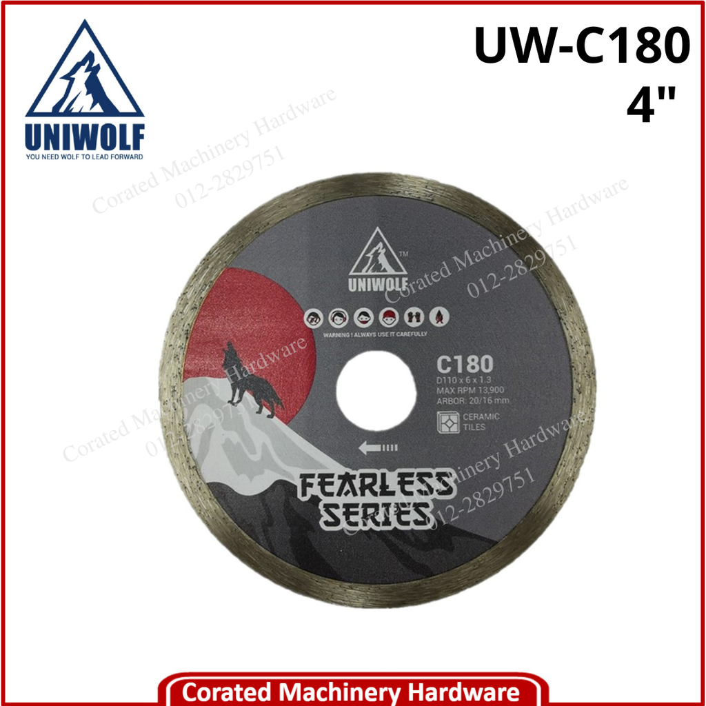 UNIWOLF DIAMOND WHEEL 110MM C180