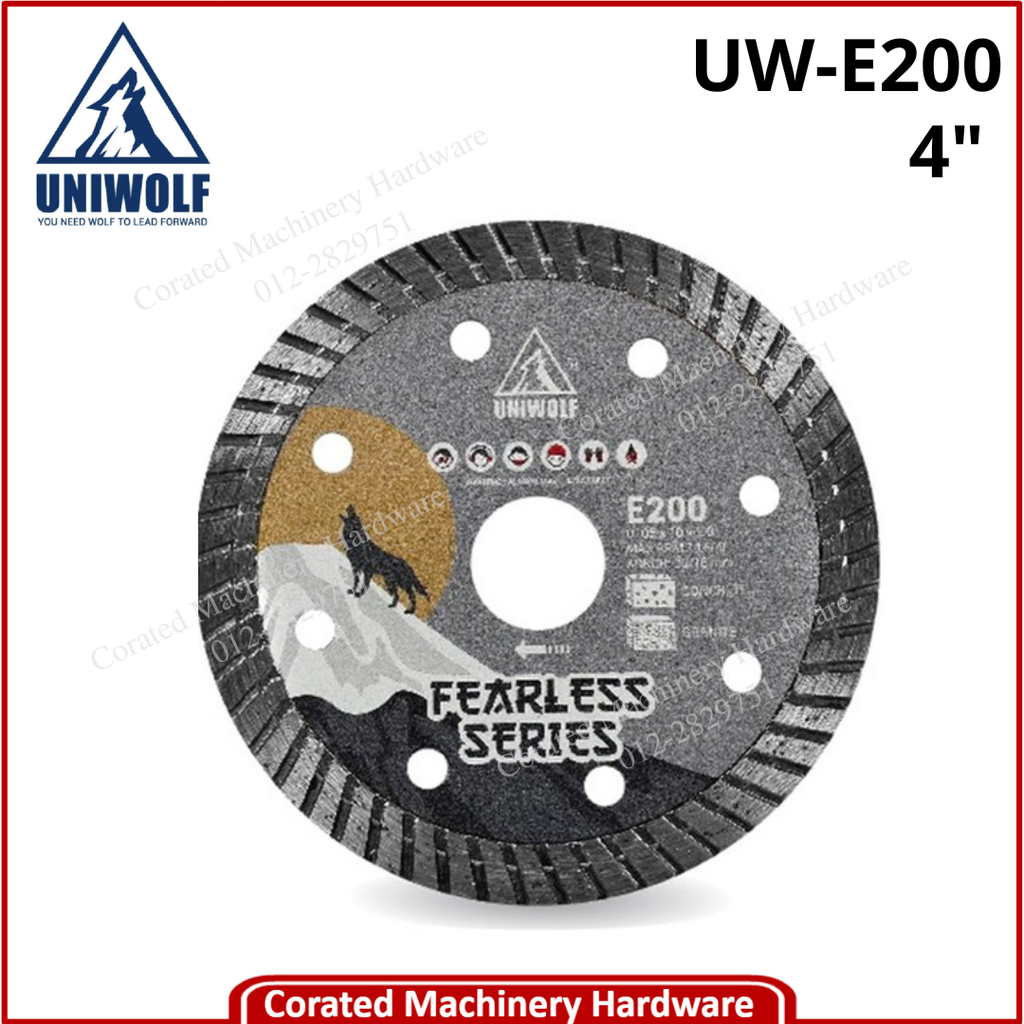 UNIWOLF DIAMOND WHEEL 105MM E200