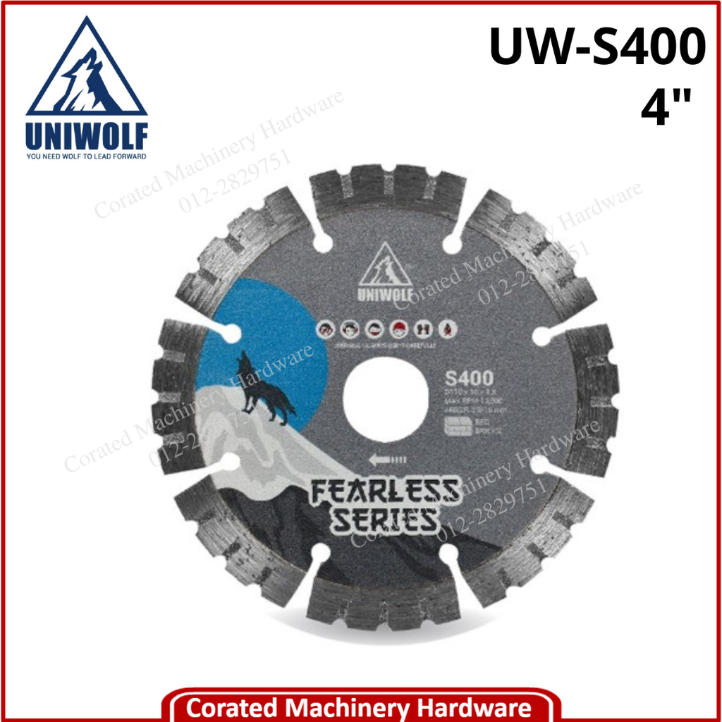 UNIWOLF DIAMOND WHEEL 110MM S400