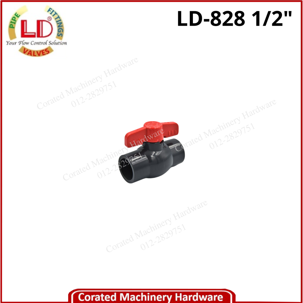 LD-828 PVC BALL VALVE (SOCKET ENCOLAR)