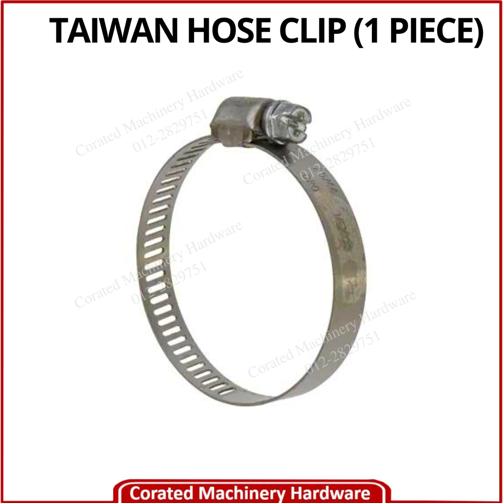 TAIWAN HOSE CLIP 60MM-80MM (2-1/2&quot;-3&quot;) 1 PIECE