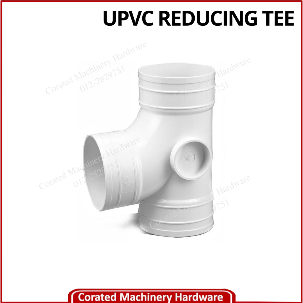 UPVC 4&quot;(110MM) X 2&quot;(50MM) REDUCING TEE