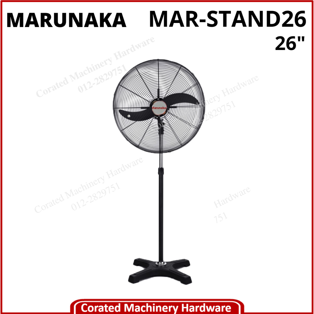 MARUNAKA 26&quot; INDUSTRIAL STAND FAN