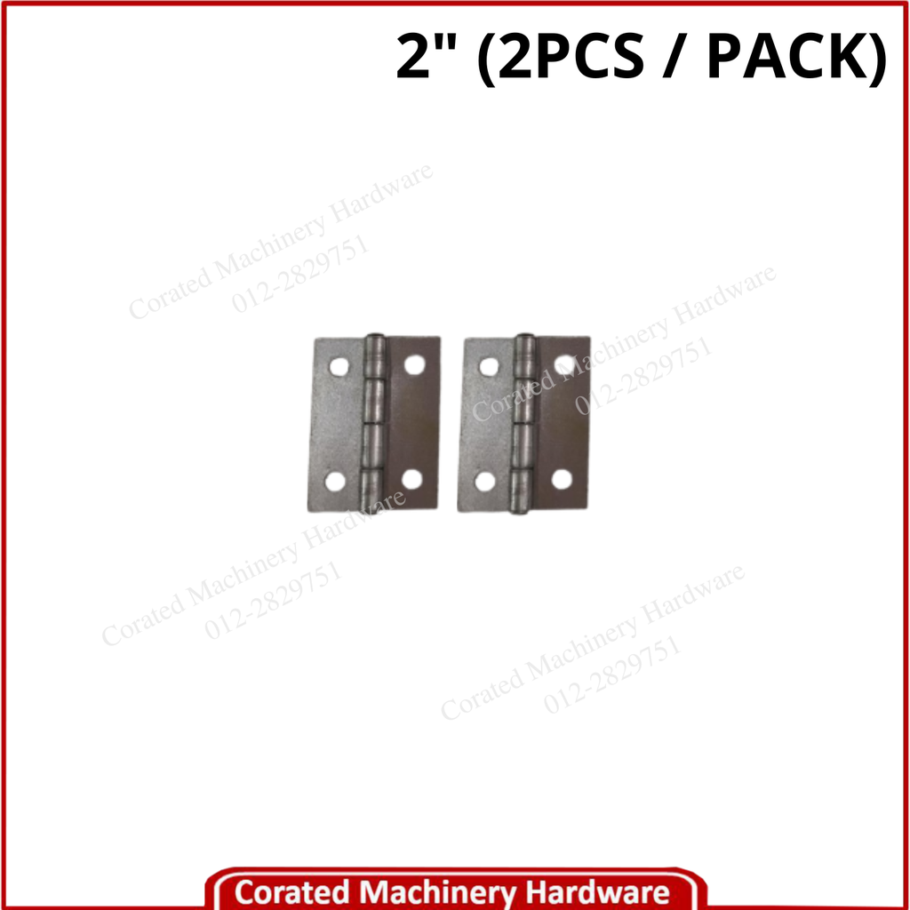 LION BRAND MILD STEEL IRON HINGES (2PCS / PACK)