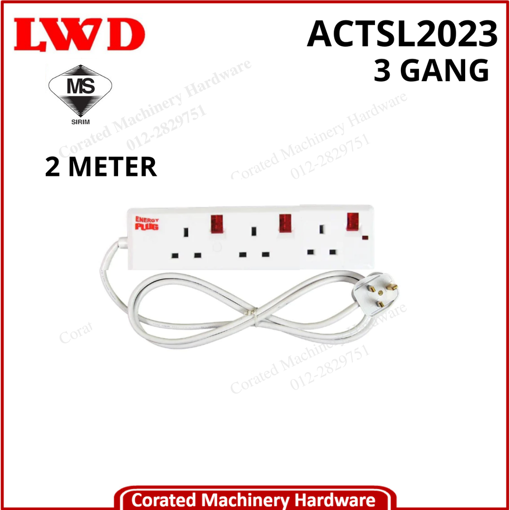 LWD 2 METER NEON SOCKET CORD