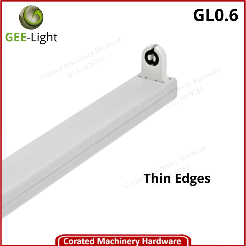 GEE-LIGHT T8 2 FEET/0.6M LED FITTING ONLY (THIN)