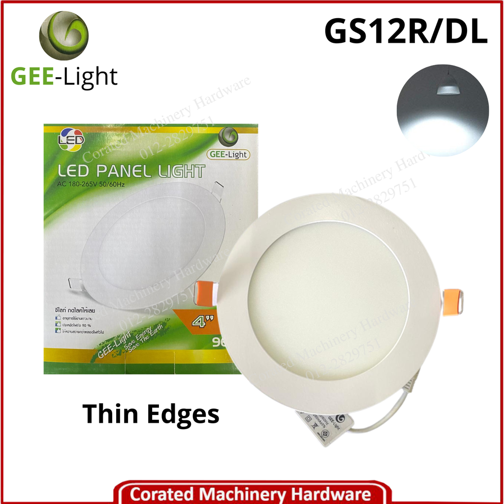 GEE-LIGHT 4&quot; 12 WATT LED SLIM PANEL LIGHT