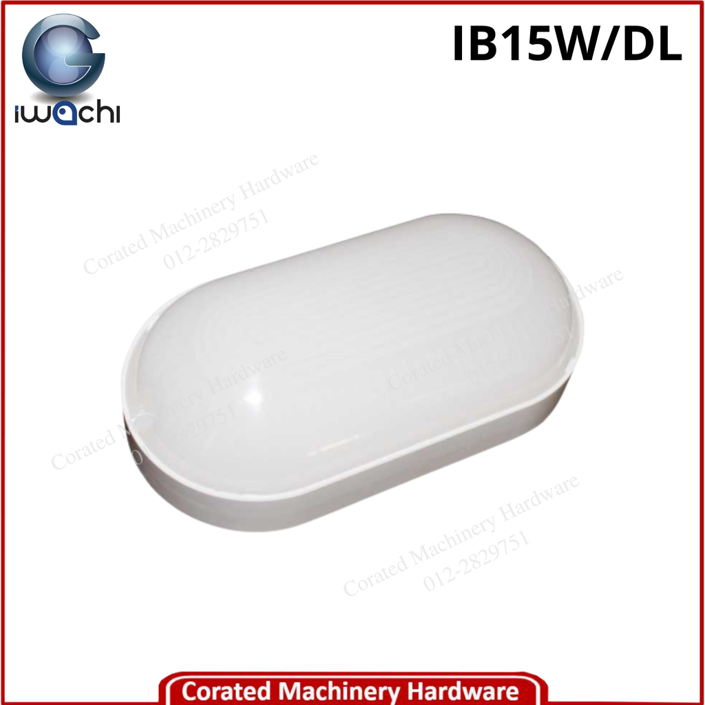 IWACHI 15 WATT LED BULKHEAD LIGHT (6500K)