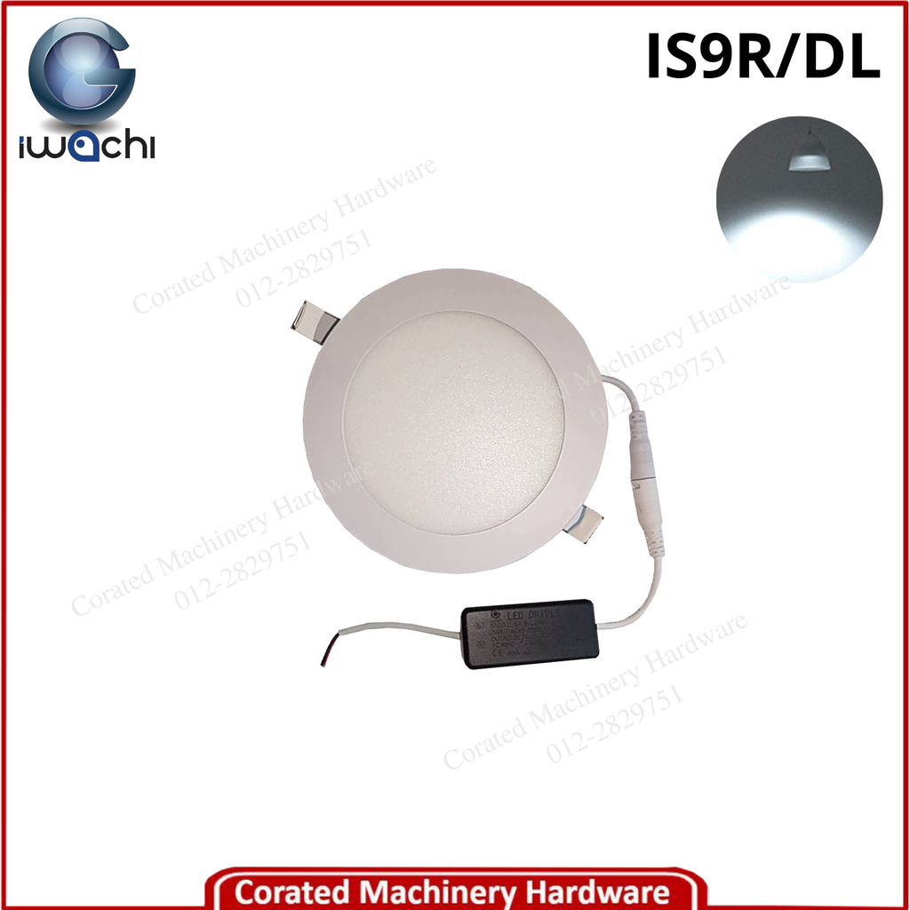 IWACHI 4&quot; 9 WATT RD LED SLIM PANEL LIGHT