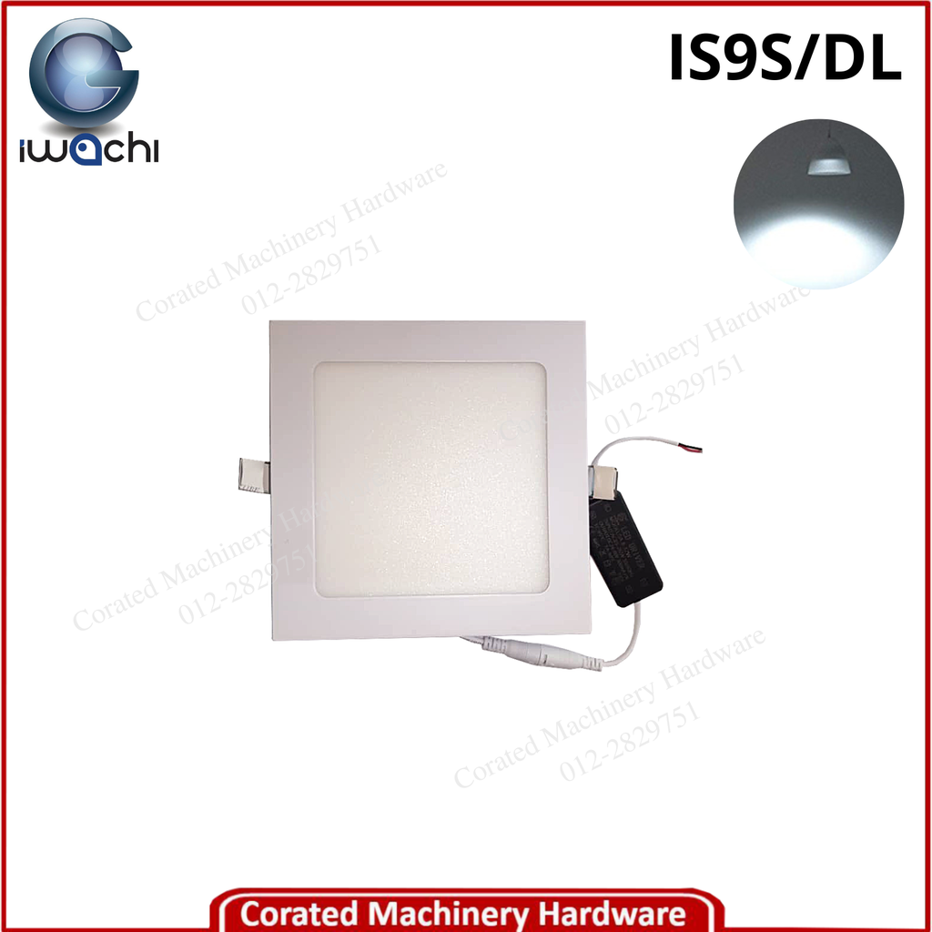 IWACHI 4&quot; 9 WATT SQ LED SLIM PANEL LIGHT