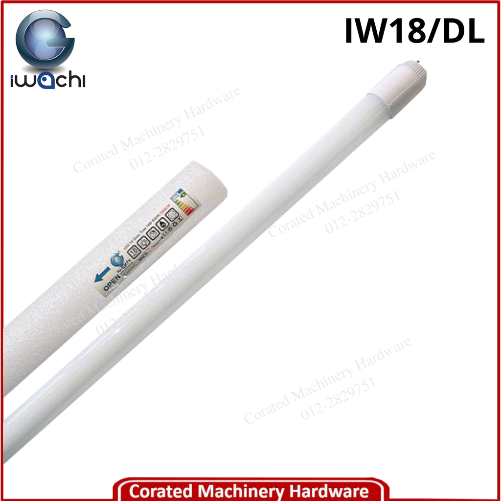 IWACHI T8 18 WATT 4 FEET LED GLASS TUBE (6500K)