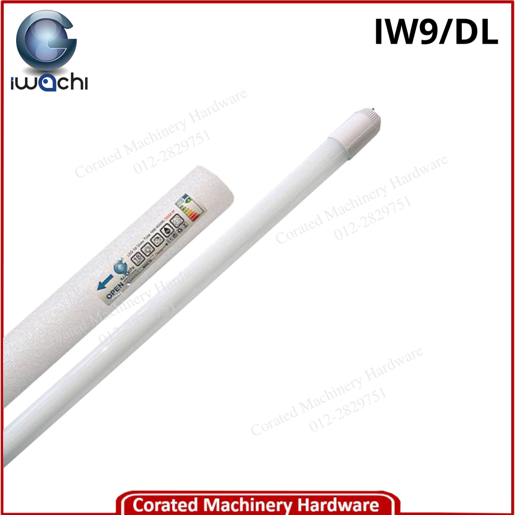 IWACHI T8 9 WATT 2 FEET LED GLASS TUBE (6500K)