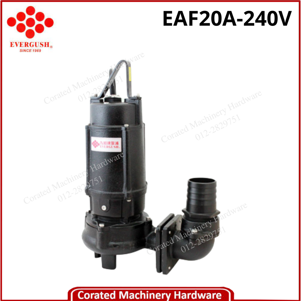 EVERGUSH HEAVY DUTY WASTE WATER SUBMERSIBLE PUMP