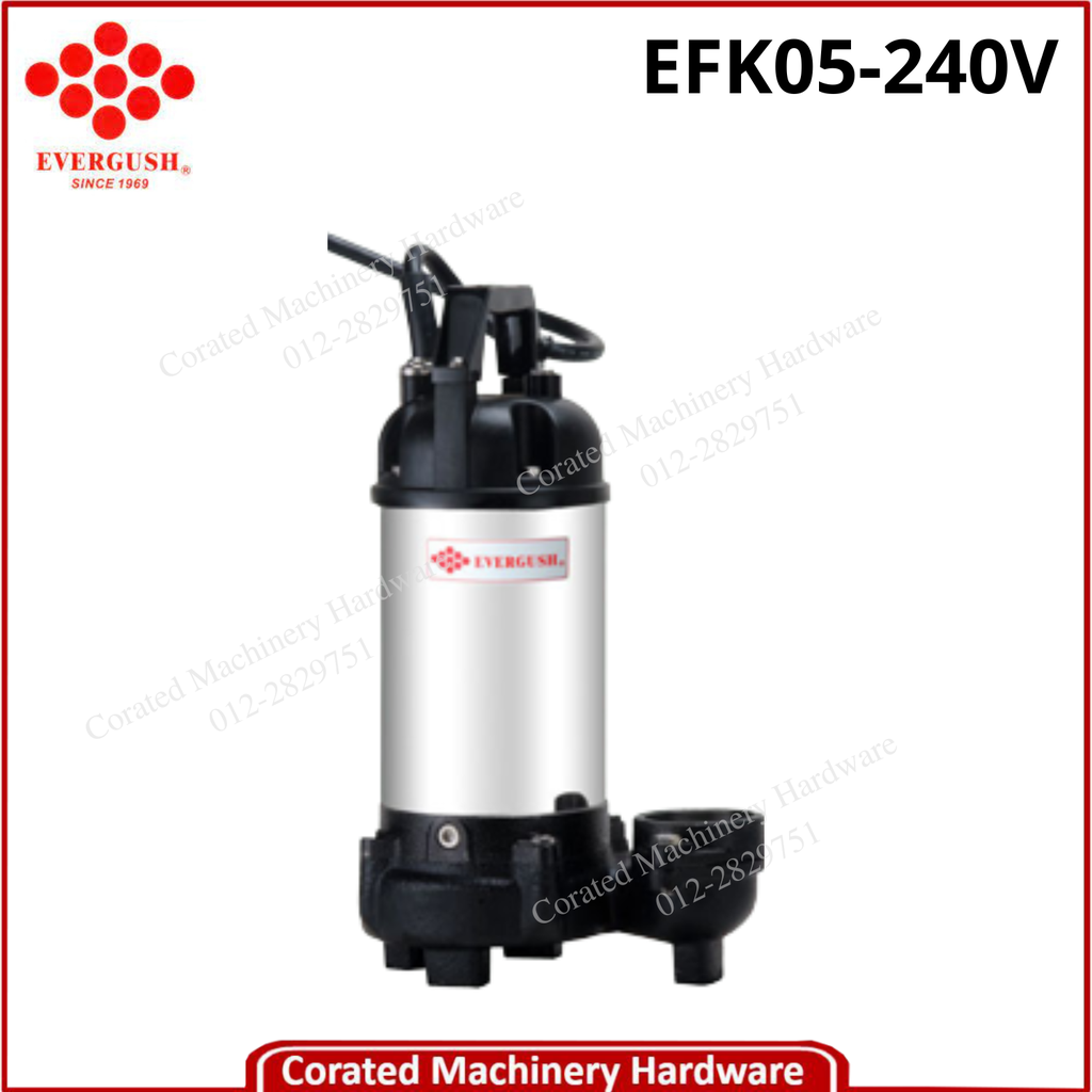 EVERGUSH CUTTER SEWAGE PUMP