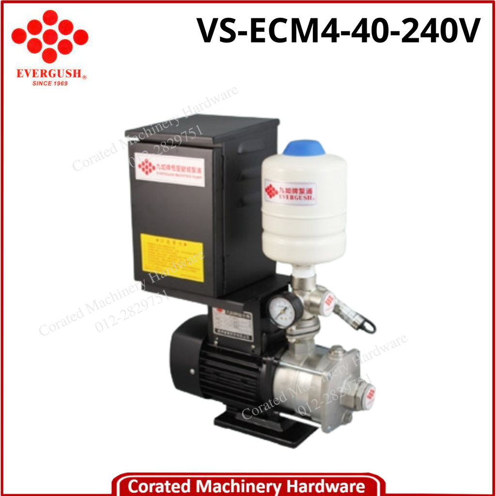 EVERGUSH INVERTER CONTROL HORIZONTAL PRESSURE PUMP