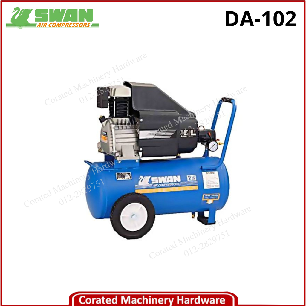 SWAN DA102 H/D MINI AIR COMPRESSOR C/W MOTOR