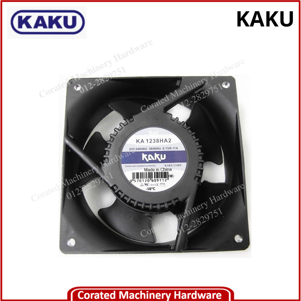 KAKU 4&quot; 240V IMPEDANCE PROTECTED COOLING FAN