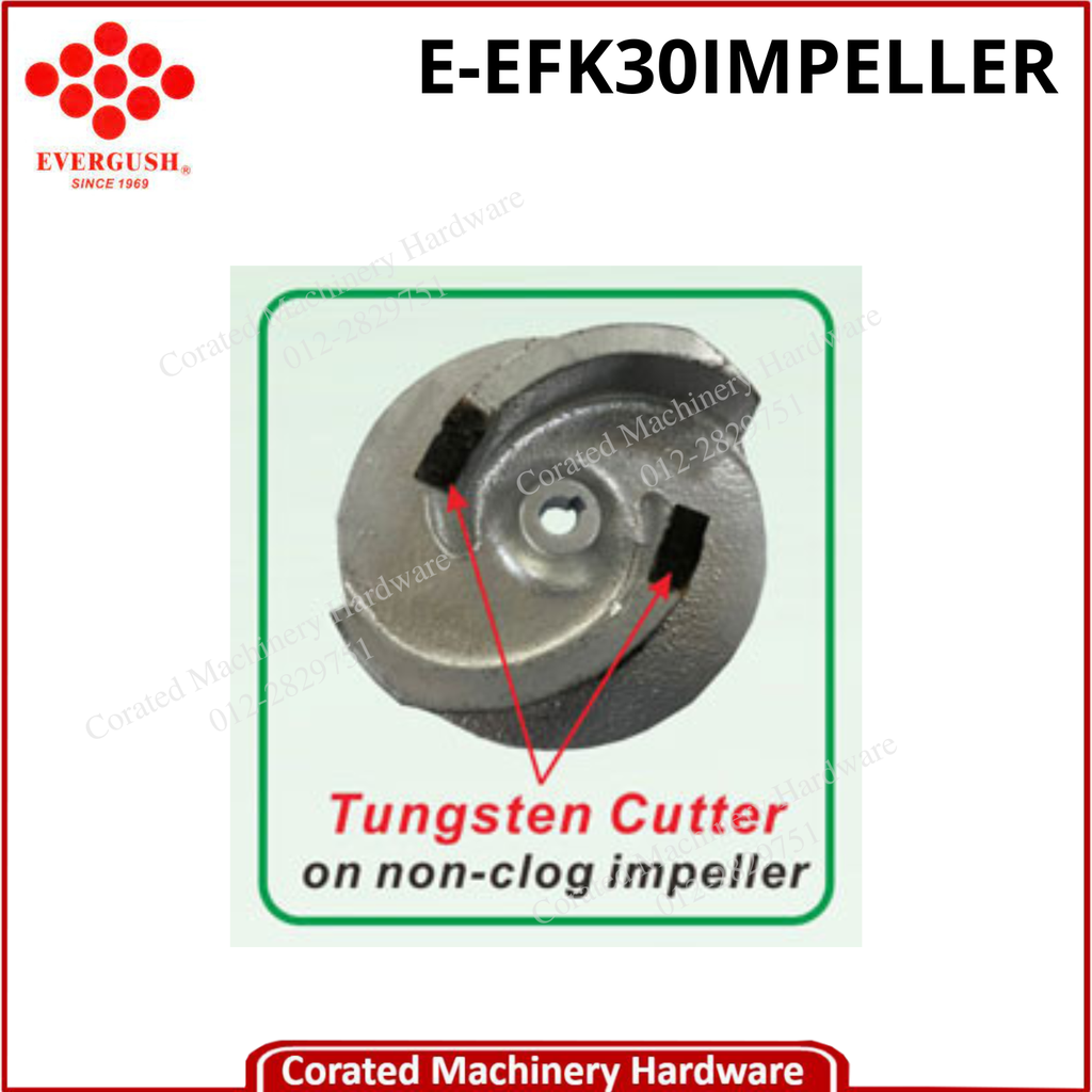 EVERGUSH IMPELLER FOR PUMP MODEL:EFK30