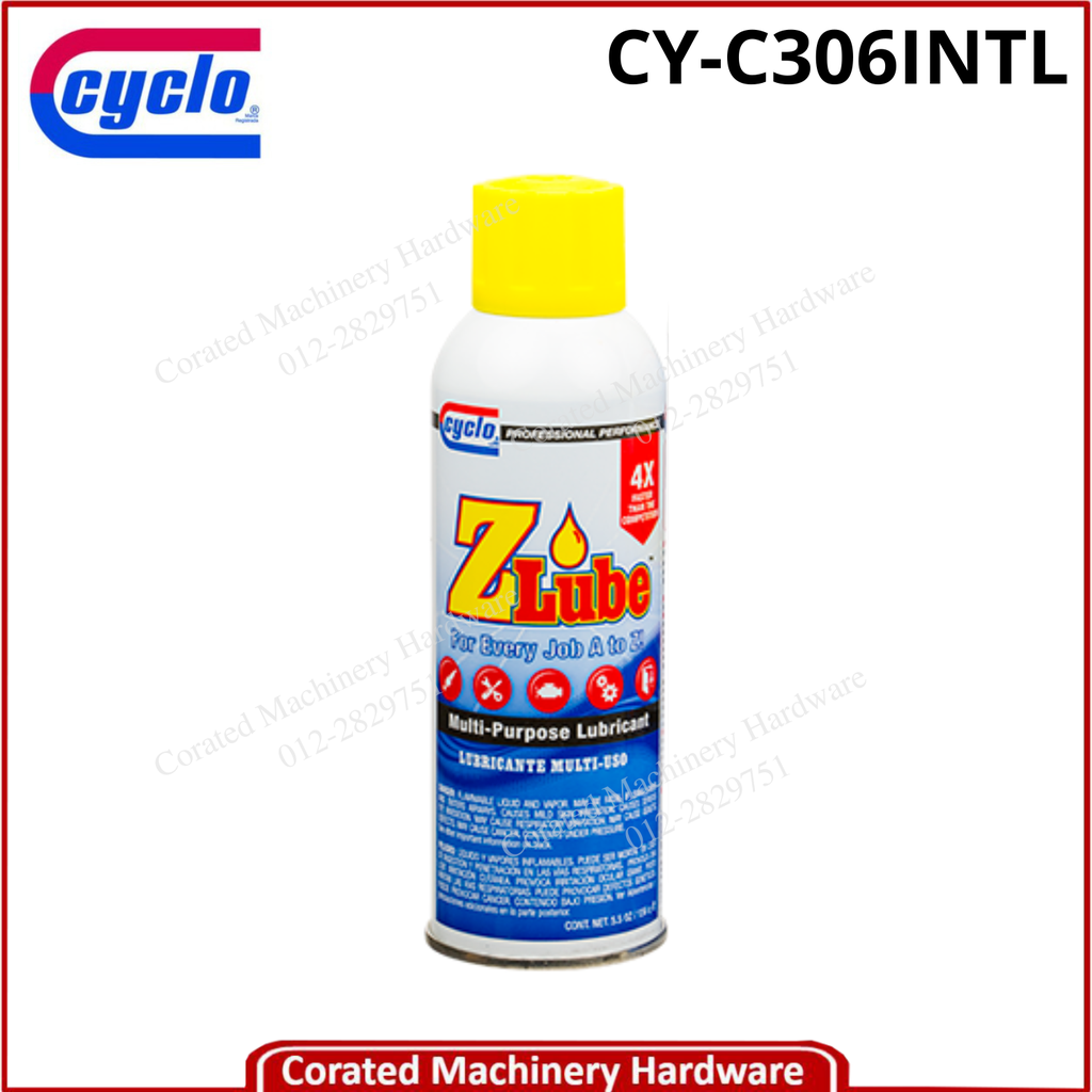 CYCLO Z LUBE MULTI-PURPOSE LUBRICANT 5.5OZ 156G