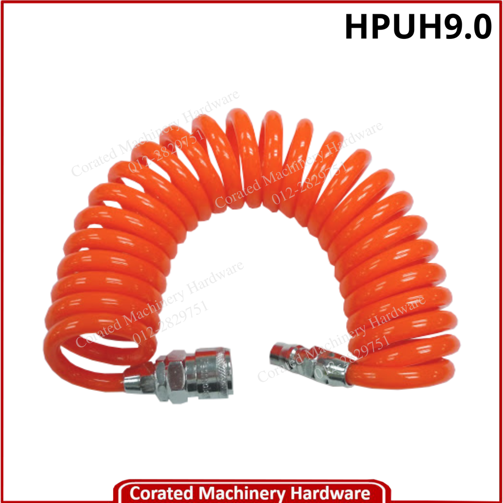 SOBAR 9 METER (5X8MM) PU COIL HOSE WITH COUPLER