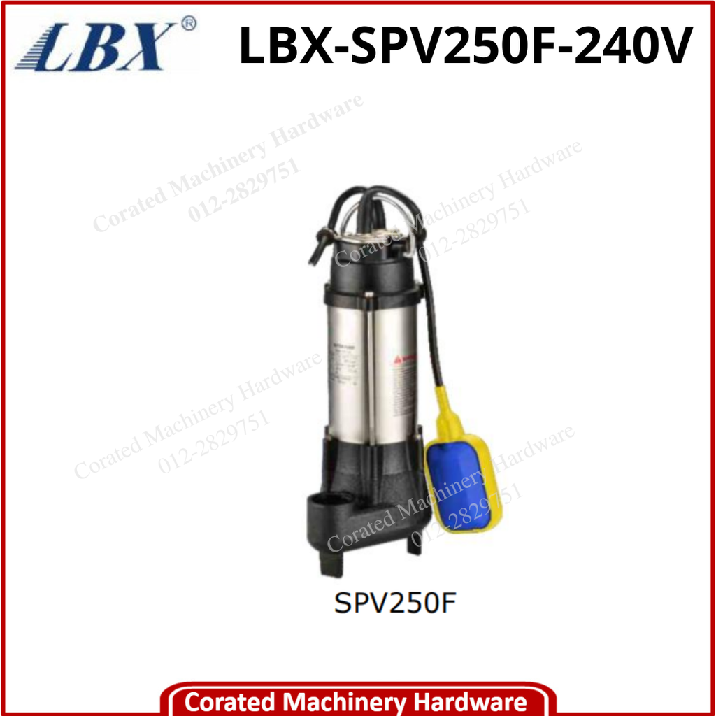 LBX SUBMERSIBLE SEWAGE PUMP WITH FLOAT