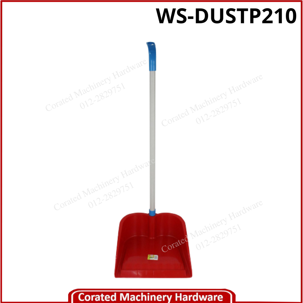 NISO DUSTPAN WITH HANDLE *RANDOM COLOUR*