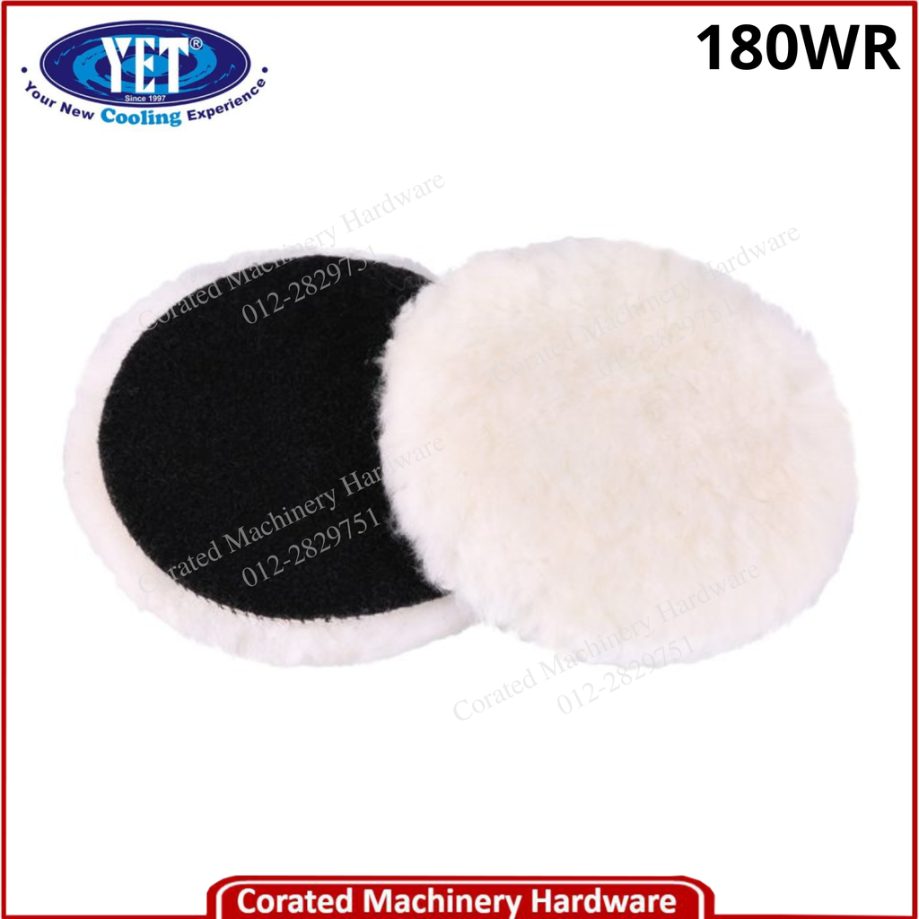 YET 180WR 180MM VELCRO POLISHING REFILL SPONGE