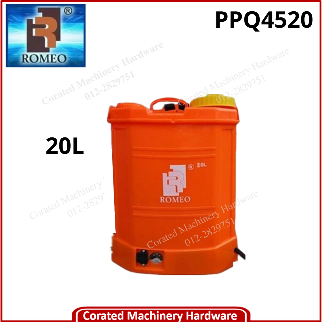 ROMEO 20L KNAPSACK RECHARGEABLE BATTERY SPRAYER