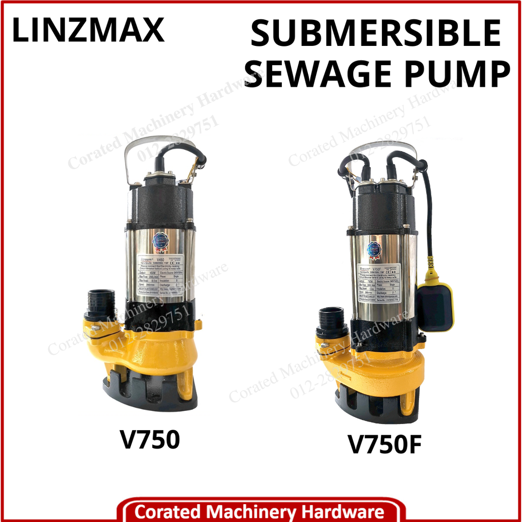 LINZMAX SUBMERSIBLE SEWAGE PUMP