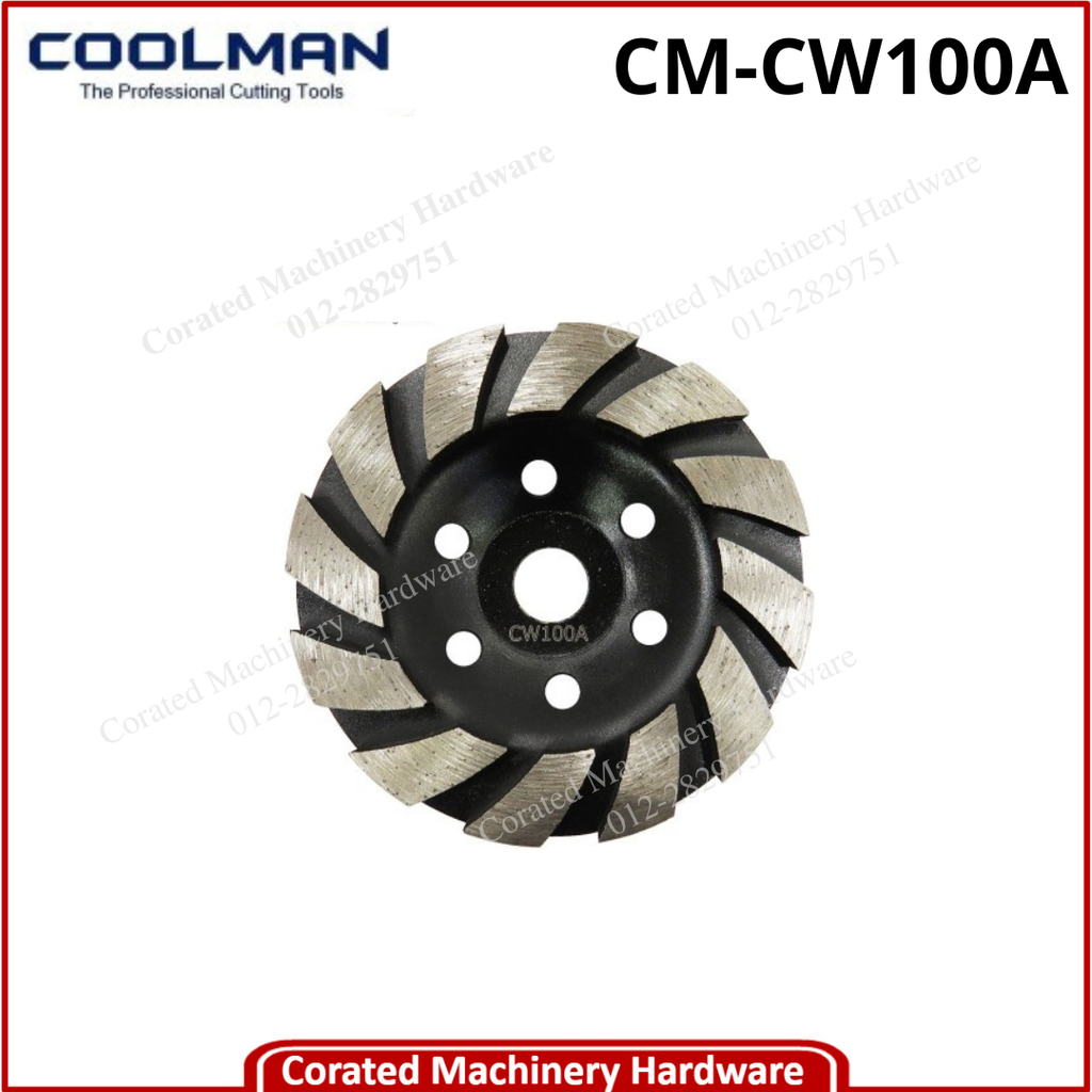 COOLMAN 4&quot; DIAMOND CUP WHEEL