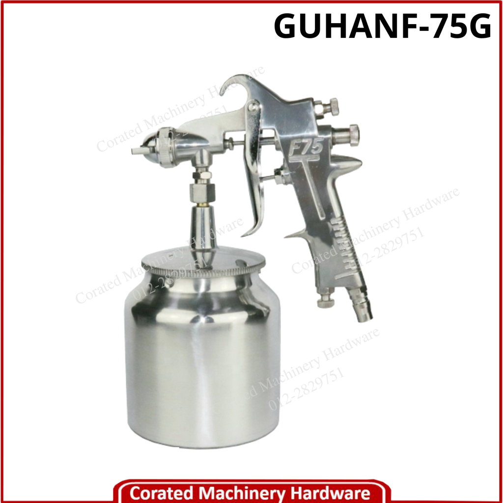 GUHAN SPRAY GUN C/W 0.75L CUP (SUCTION)