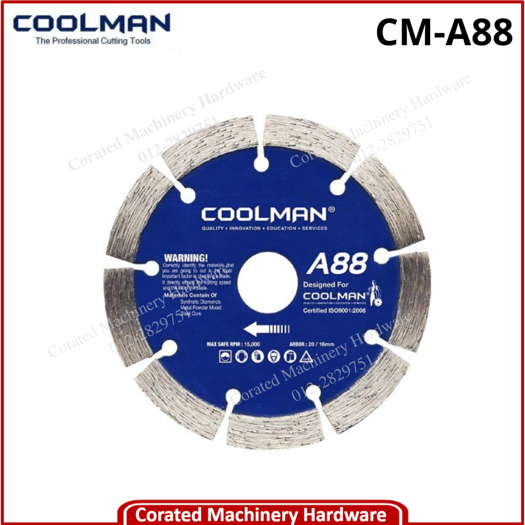 COOLMAN 4&quot;/110MM DIOMAND CUTTING DISC