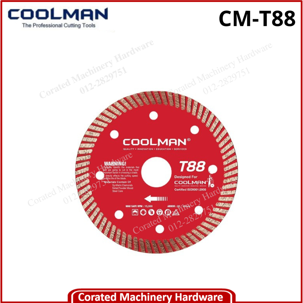 COOLMAN 4&quot;/110MM DIOMAND CUTTING DISC