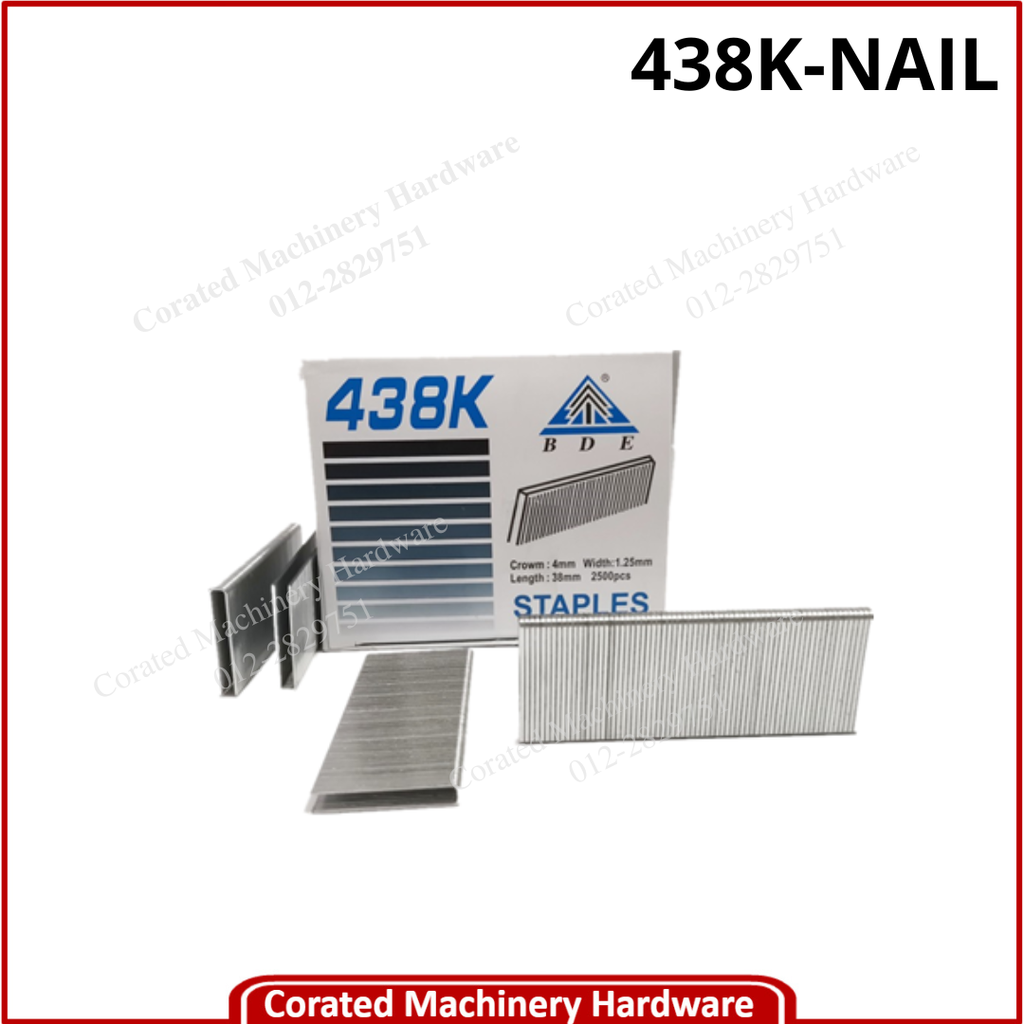 PGV AIR STAPLES 438K (5000PC/BOX)