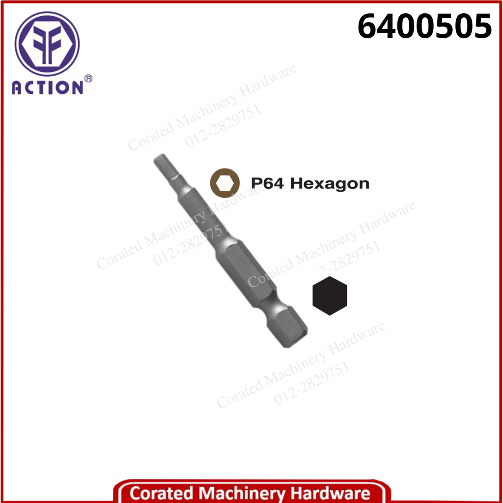 ACTION HEXAGON SHANK POWER BIT