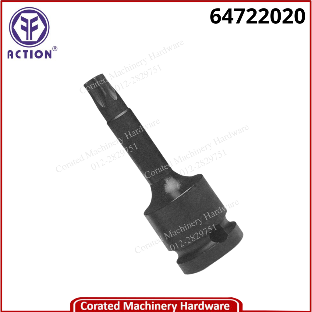 ACTION 1/2&quot; SQ. DR. INTERNAL TORX IMPACT SOCKETS