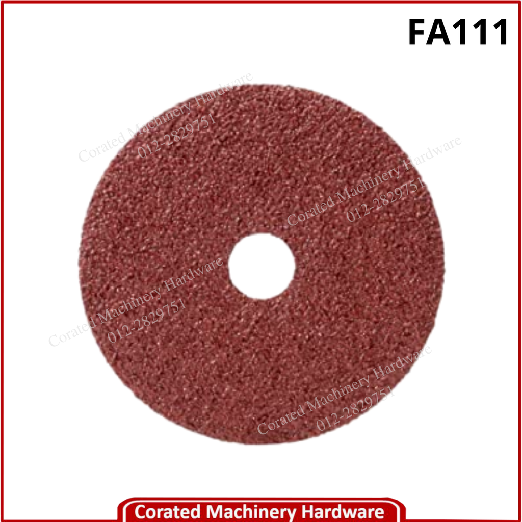 FA111 ALUMINIUM OXIDE FIBRE DISC 180MMX22MMXP24