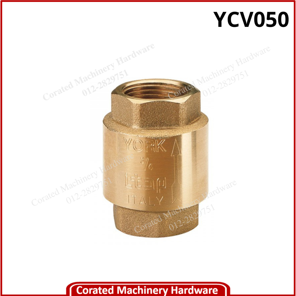 2&quot; YORK (PN12) BRASS SPRING CHECK VALVE