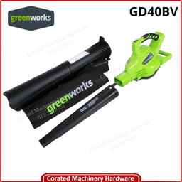GREENWORKS GD40BV BLOWER/VACUUM