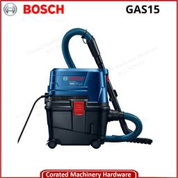 [06019E50L0] BOSCH GAS15 WET &amp; DRY VACUUM CLEANER (1,100W)