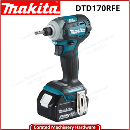 MAKITA DTD170RFE 6.35MM CORDLESS IMPACT DRIVER