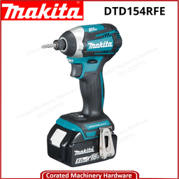 MAKITA DTD154RFE 6.35MM CORDLESS IMPACT