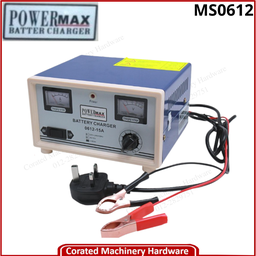 [PM-MS0612] POWER MAX BATTERY CHARGER 6/12V 15A