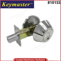 [8101SS] KEYMASTER 8101SS SINGLE DEAD BOLT LOCK