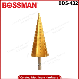 [BDS-432] BOSSMAN BDS-432 4MM-32MM STEP DRILL