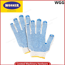 [WK-WGG] WORKER WGG RUBBER COATED COTTON GLOVE