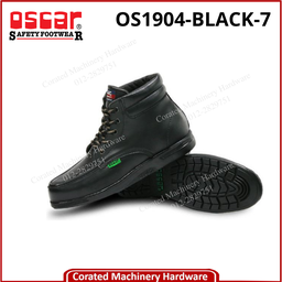 [OS1904-BLACK-7] OSCAR  LACE UP MID-CUT BOOT OS1904-BLACK-7