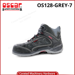 [OS128-GREY-7] OSCAR EXPLORER LACE UP MID-CUT BOOT GREY-7