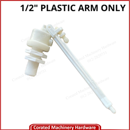 1/2&quot; PVC PLASTIC ARM ONLY WITH OUT BALL VALVE