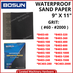 BOSUN WATERPROOF SAND PAPER